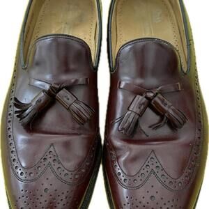 Leather Loafers Men 10.5 Johnston Murphy Aristocrat